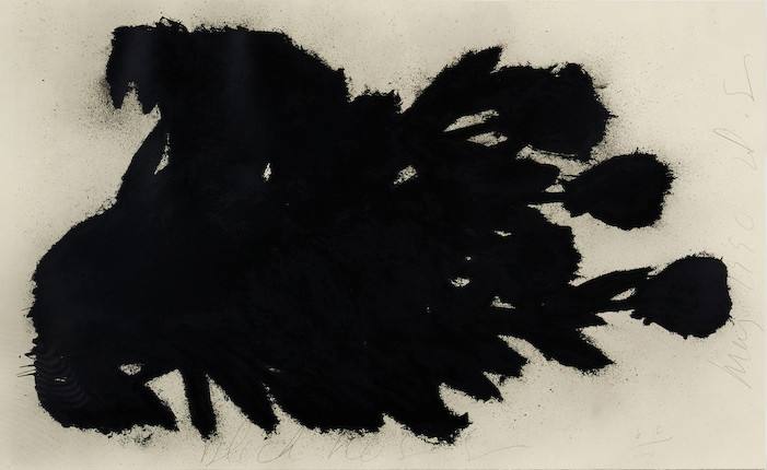 Donald Sultan (born 1951); Black Roses; image 1