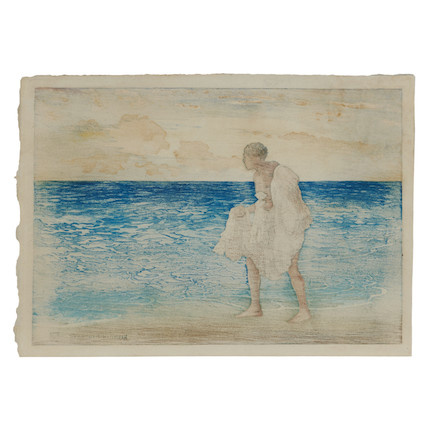 Charles William Bartlett (1860-1940)  Hawaiian Fisherman image 5