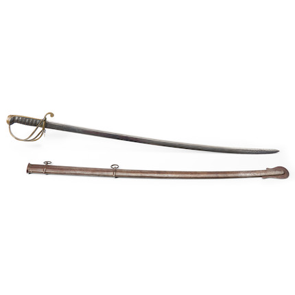 Bonhams Skinner : U.S. Model 1833 Dragoon Enlisted Man's Saber and ...