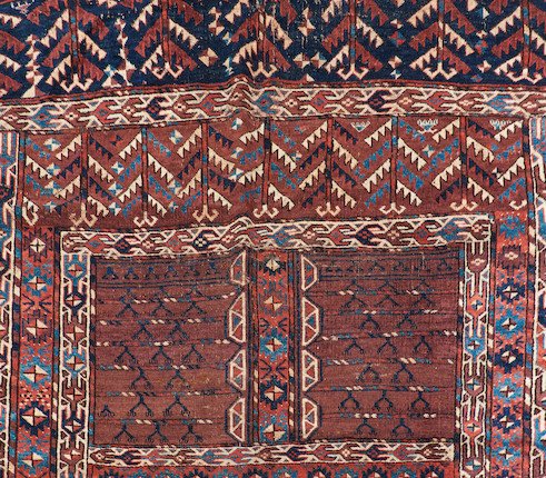 Fine Yomud Ensi Turkestan 4 ft. 10 in. x 6 ft. image 7