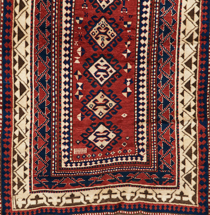 Bordjalou Kazak Rug Caucasus 4 ft. 8 in. x 7 ft. 4 in. image 3