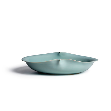 KAWASE SHINOBU (1950-) A Celadon Dish Heisei era (1989-2019) image 6