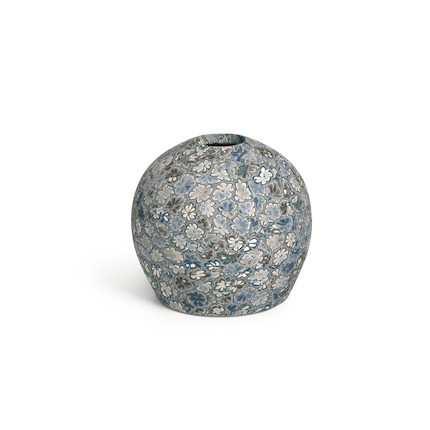 MATSUI KŌSEI (1927-2003) A Marbleized Colored-Clay Jar with Floral Patterning Showa (1926-1989) or Heisei (1989-2019) era, circa 1990 image 7