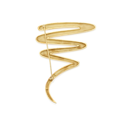 Bonhams : PALOMA PICASSO FOR TIFFANY & CO. A GOLD BROOCH, 1993