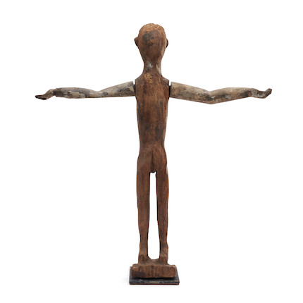 A Dayak male figure ht. 32 in. image 2