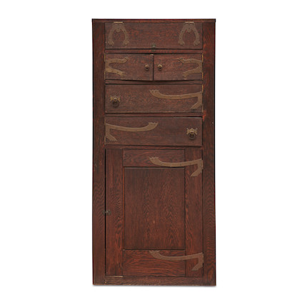 Arts and Crafts Corner Cabinet, America, 20th century. image 1