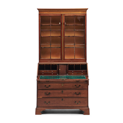 Mahogany Desk and Bookcase, England, late 18th/early 19th century. image 2