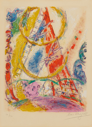 Marc Chagall (1887-1985), One Plate, from Le Cirque image 1