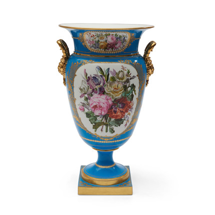 Bonhams Skinner : Large Sevres Vase with Mother and Child, France, 19th ...