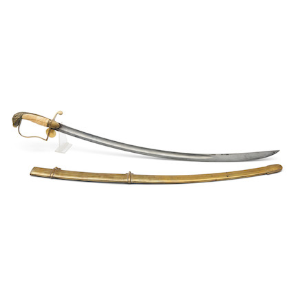 Bonhams Skinner : Eagle Pommel Infantry Officer's Sword and Scabbard,