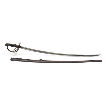 Bonhams Skinner : U.S. Model 1860 Light Cavalry Saber and Scabbard,