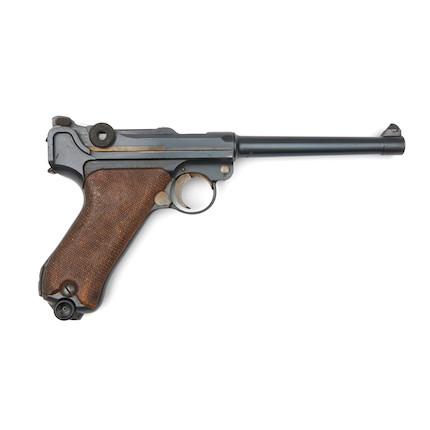 Bonhams Skinner : DWM Model 1914 Navy-style Luger Semi-automatic Pistol ...