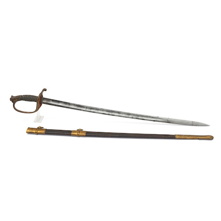 Bonhams Skinner : U.S. Model 1850 Staff and Field Officer's Sword and ...