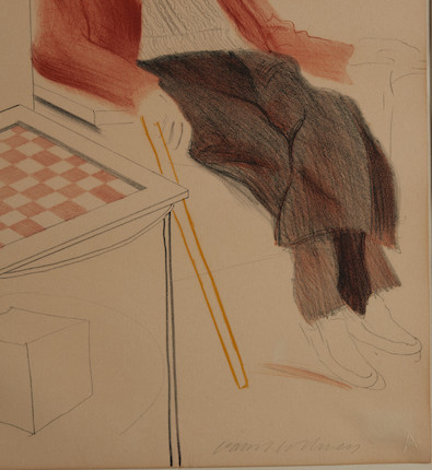 David Hockney (British, born 1937); Man Ray, from Homage to Man Ray; image 3