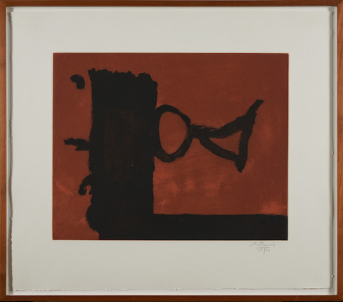 Robert Motherwell (American, 1915-1991); The Razor's Edge; image 2