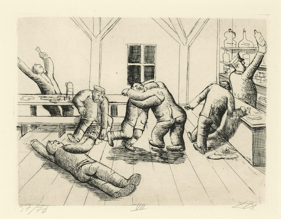 Otto Dix (1891-1969); Der Krieg (The War) (51 works); image 44