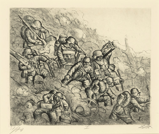 Otto Dix (1891-1969); Der Krieg (The War) (51 works); image 46