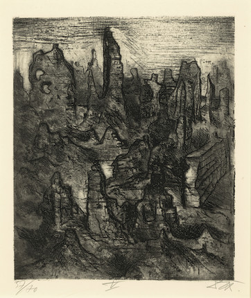 Otto Dix (1891-1969); Der Krieg (The War) (51 works); image 36