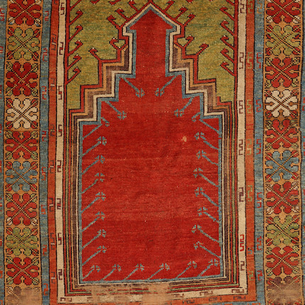 Mudjar Prayer Rug Anatolia 3 ft. 10 in. x 5 ft. 2 in. image 3