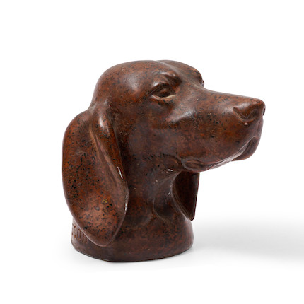 Composite and Stone Head of a Hound image 1