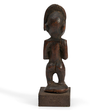A male Yoruba figure ht. 11 1/2 in. image 2