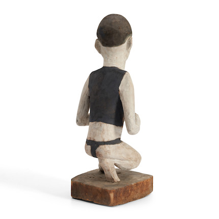 A Yombe male figure ht. 22 1/4 in. image 3