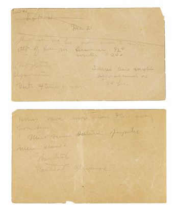 AMELIA EARHART'S ANNOTATED COPY OF BOWDITCH'S PRACTICAL NAVIGATOR. BOWDITCH, NATHANIEL. The American Practical Navigator.  Washington, D.C. Government Printing Office, 1926. image 4