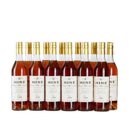 Bonhams Skinner : Hine Early Landed Cognac 20 Years Old 1981 (12 70cl ...