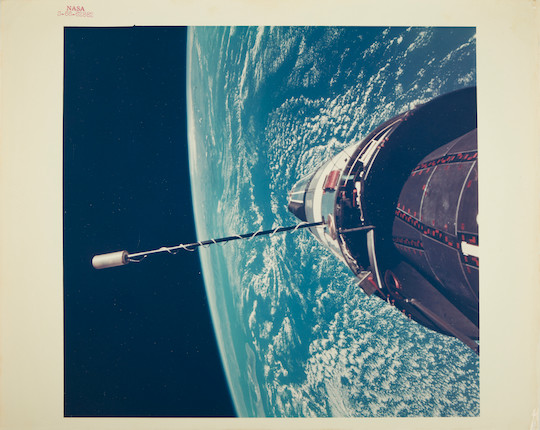 Bonhams : GEMINI XII BUZZ ALDRIN PHOTOS THE GEMINI CAPSULE OVER BAJA ...