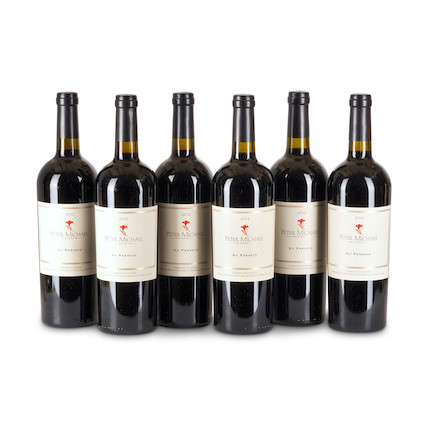 Bonhams Skinner : Peter Michael Au Paradis 2012 (6 bottles)