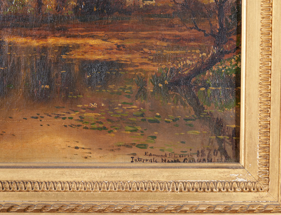 Edmund Darch Lewis (American, 1835-1910) View of Intervale, North Conway 16 x 23 1/2 in. framed 26 1/2 x 35 1/2 x 4 1/4 in. image 2