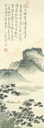 PU RU (1896-1963)   Visiting a Friend image 1