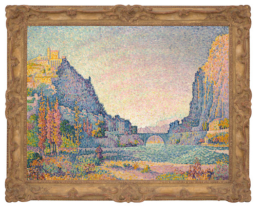 PAUL SIGNAC (1863-1935) Sisteron 35 1/4 x 45 7/8 in (89.5 x 116.5 cm) (Painted in 1902) image 2
