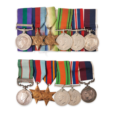 Bonhams Skinner : Two English World War II RAF Medal Groupings.