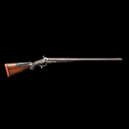 Bonhams Skinner : Alexander Henry 28 Gauge Double-barrel Hammer Shotgun,