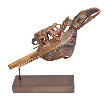 A Tsimshian or Tlingit raven rattle image 9