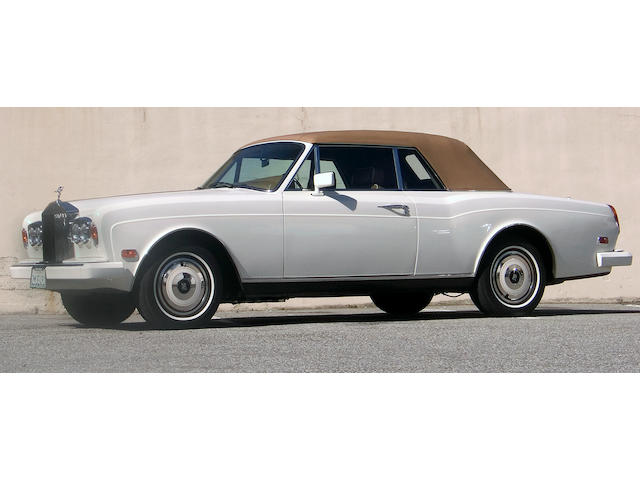 A 1988 Rolls-Royce Corniche drop head coupe Coachwork by Mulliner Park Ward Serial #SCAZD02A8CX23166