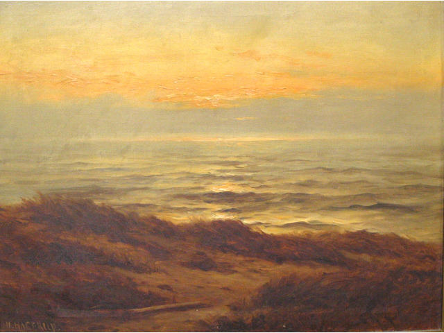 Nels Hagerup (American 1864-1922) Sand dunes 18 x 24in