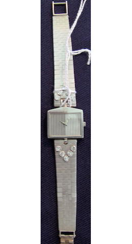 A white gold ladies Rolls-Royce wristwatch by Corum,