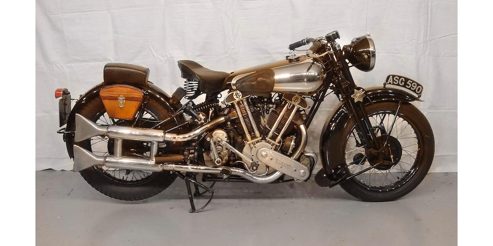 1937 Brough Superior SS-100 ASG 590 Frame no. 1788 Engine no. 1029