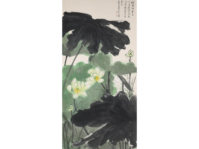 Xie Zhiliu (1910-1997): Lotus