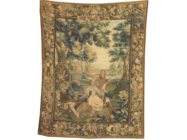 A Flemish Baroque mythological tapestry