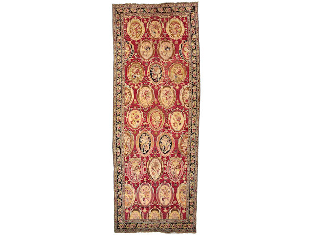A Karabagh carpet Caucasian, size approximately 6ft. 9in. x 17ft. 10in.