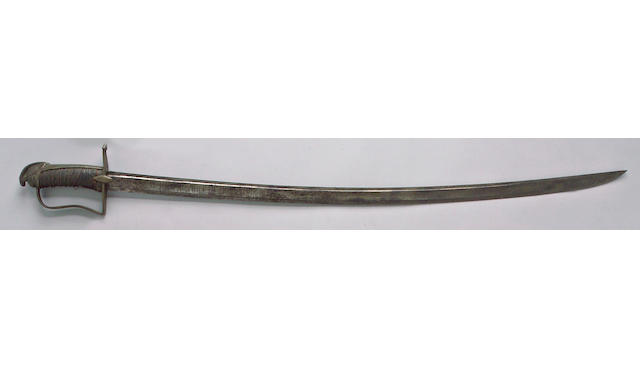 An American horseman's saber with the rare inscription God Bless The Province of New York