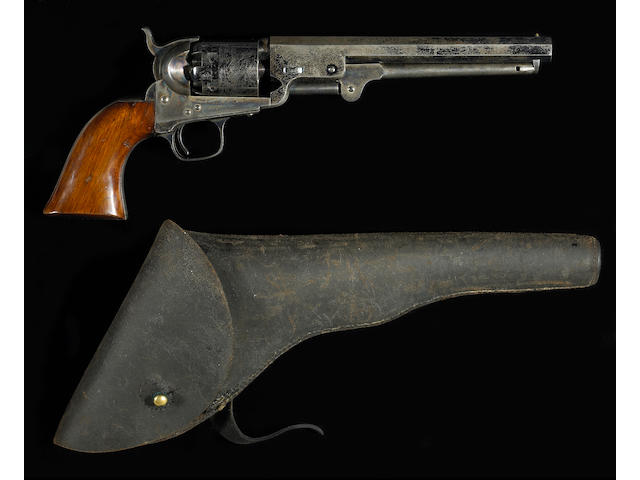 A scarce Colt Model 1851 Navy percussion revolver for the Upper Canada Militia