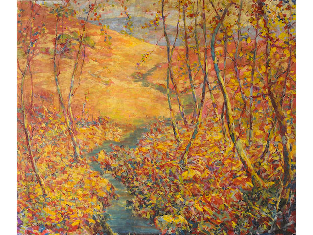 Selden Connor Gile (1877-1947) Hills in Autumn, 1929 34 x 40in