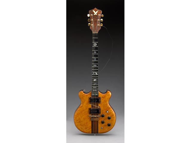 A Jerry Garcia electric guitar custom-made for him by Doug Irwin, 1971