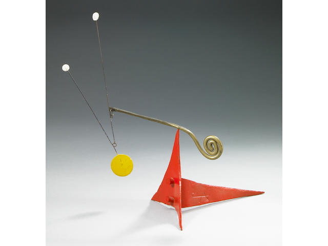 Alexander Calder (American, 1898-1976) Untitled (Standing Mobile), c.1964 7 1/2 x 7 x 4in (19 x 17.7 x 10cm)