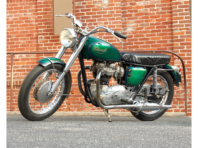 Von Dutch,c. 1964 Triumph 650cc TR6 Trophy Frame no. TR6RDU9509