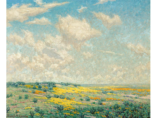 Granville S. Redmond (American, 1871-1935) Antelope Valley 20 1/4 x 25in